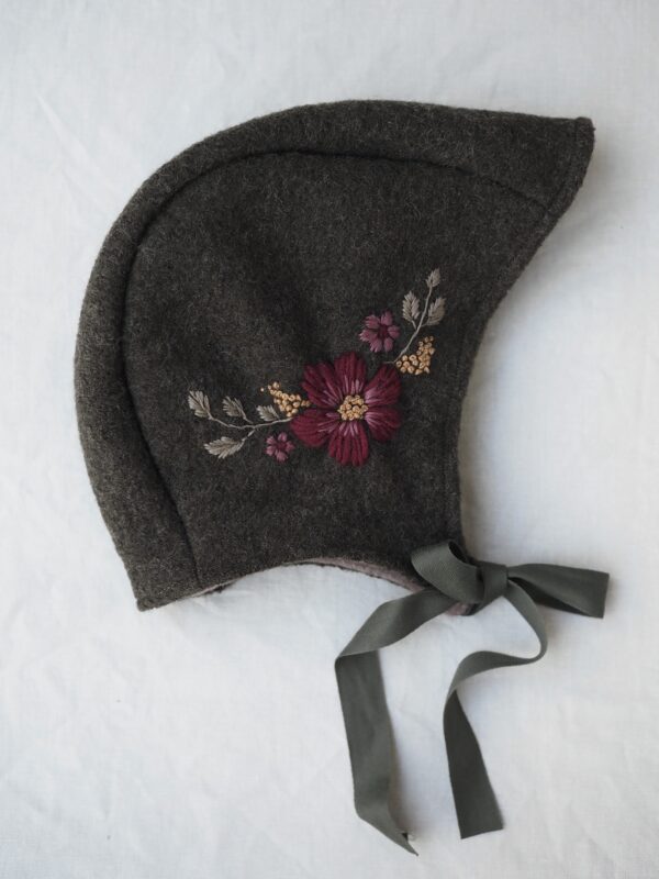 Winterbonnet „Fleur“ 3-5J.