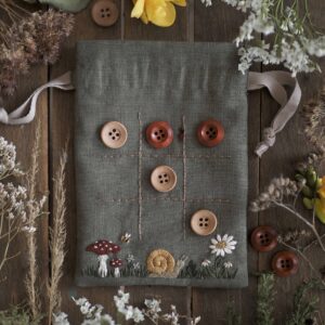 "Woodland Tic-Tac-Toe" Stick- und Nähanleitung